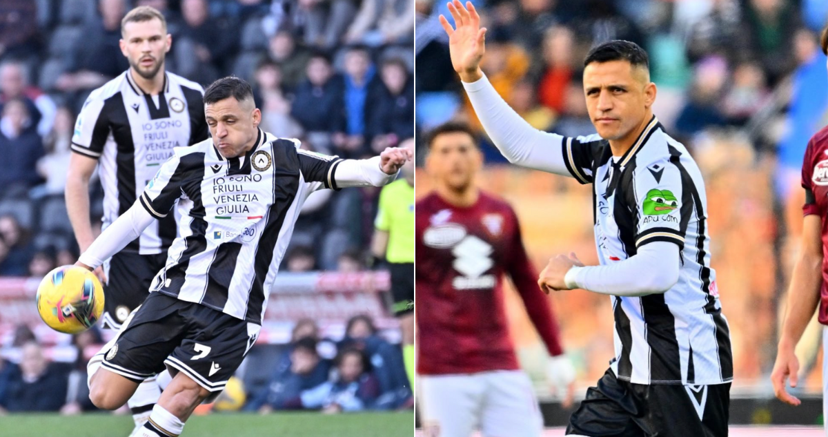 Alexis Sánchez tendrá que seguir esperando por una oportunidad para ser titular en Udinese.