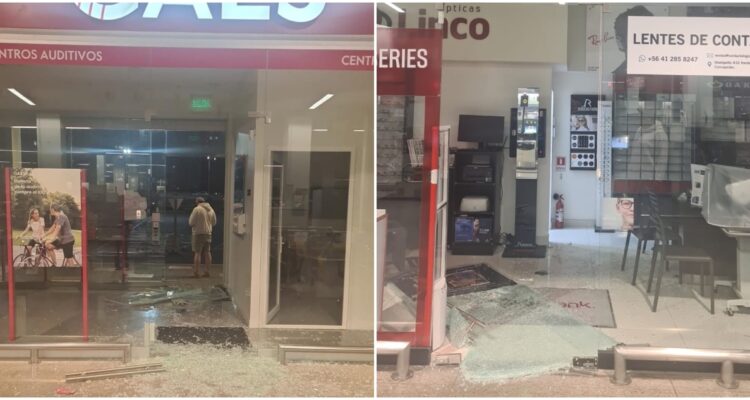 Alunizaje en mall del trébol en Talcahuano