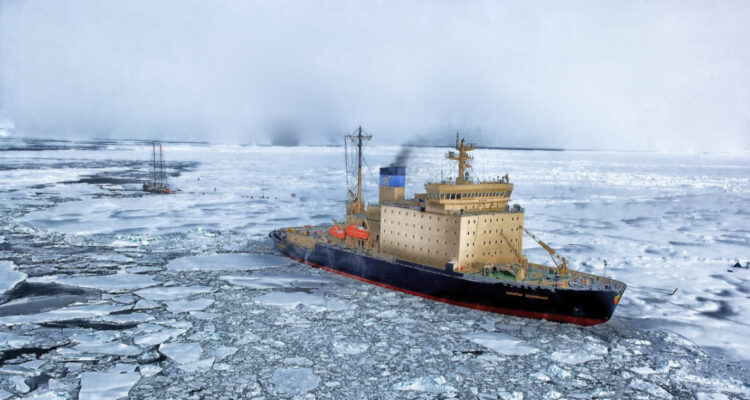 Fugas de gas metano en la Antártica