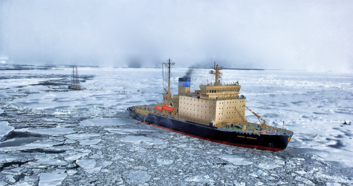 Fugas de gas metano en la Antártica