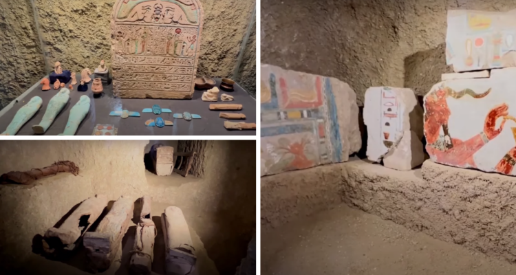 Arqueólogo encuentra inscripciones “raras” y fosas funerarias de hace 3.600 años en templo en Egipto