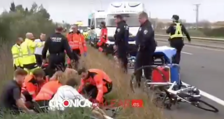 Arrollan a siete ciclistas de la selección alemana de pista en España.