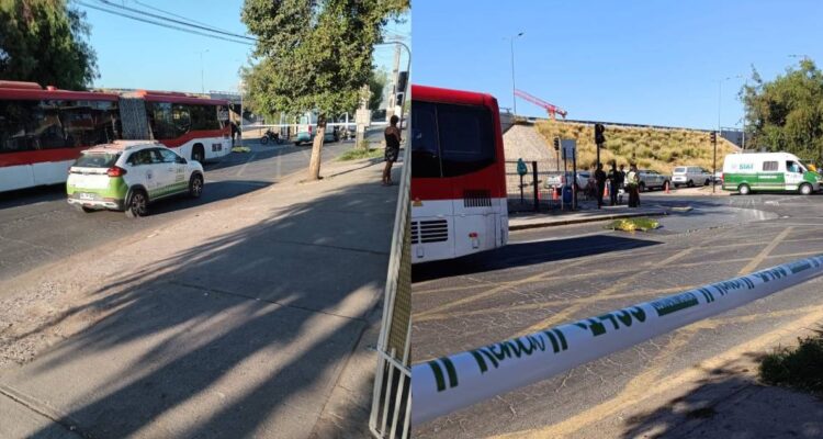 Mujer muere tras ser atropellada por bus RED en Renca