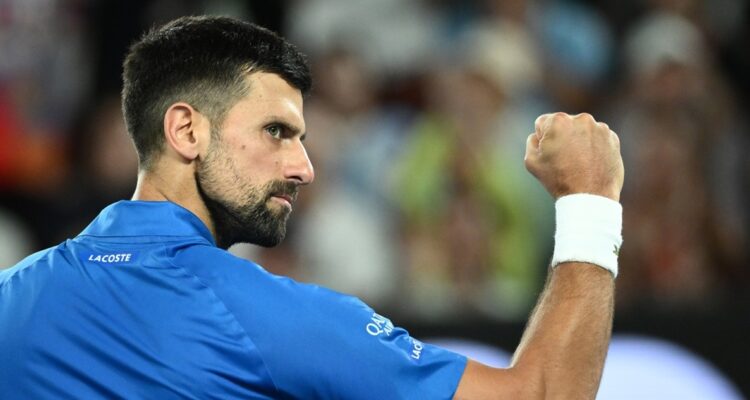 Novak Djokovic despachó a Alcaraz en el Australian Open.