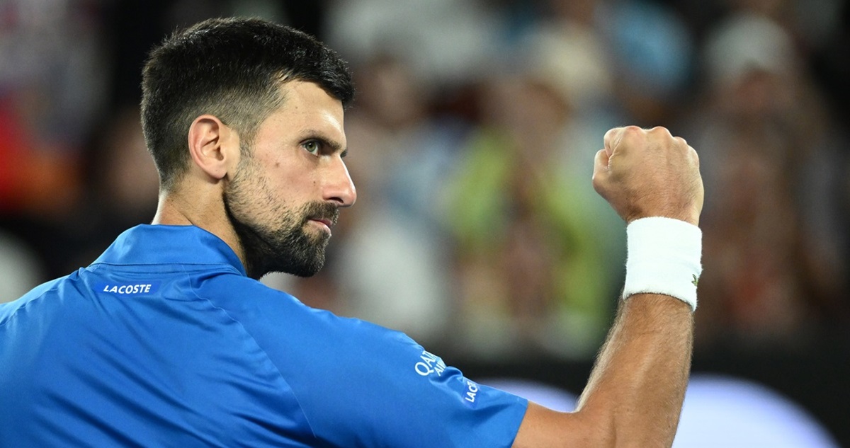 Novak Djokovic despachó a Alcaraz en el Australian Open.