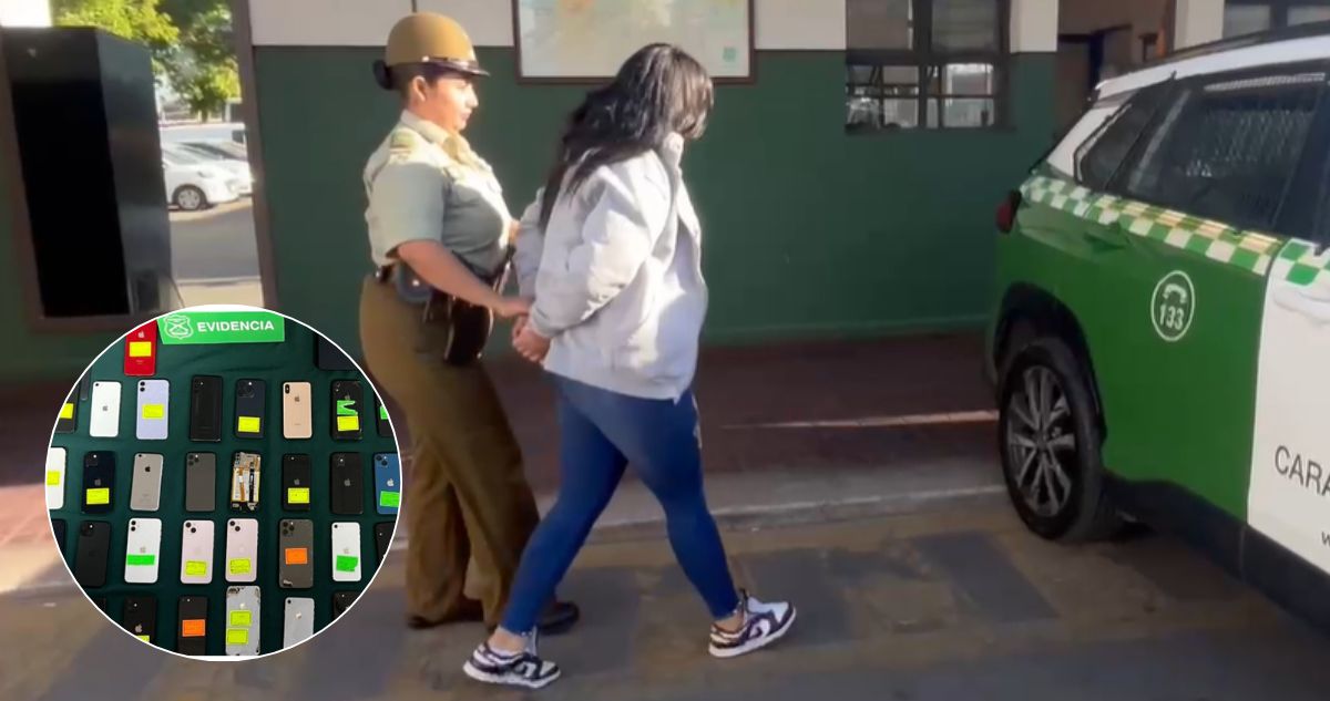 Cae banda que robaba celulares a pasajeros del Metro de Santiago