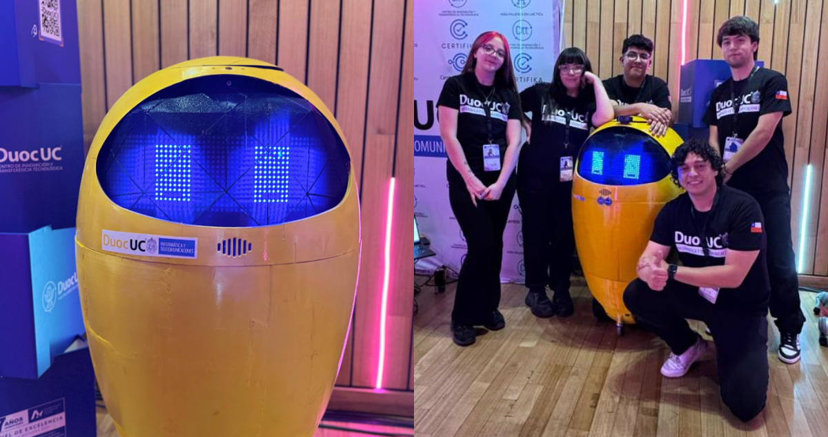 Robot Bitty, creado por estudiantes de Duoc UC