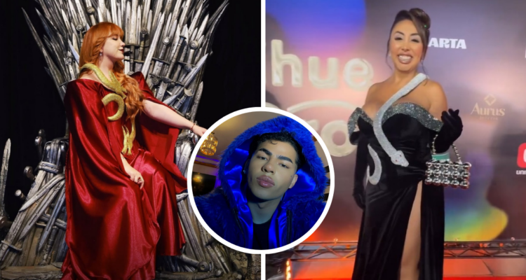 Valentina Sabina (izquierda) y Naya Fácil (derecha) en referencia a diseñador Bratty