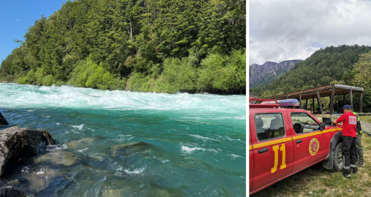 Búsqueda de estadounidense desaparecido en Futaleufú