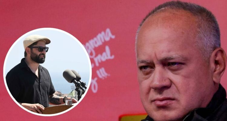 Diosdado Cabello insulta al presidente Boric: “Tú no eres izquierda nada, mamarracho”