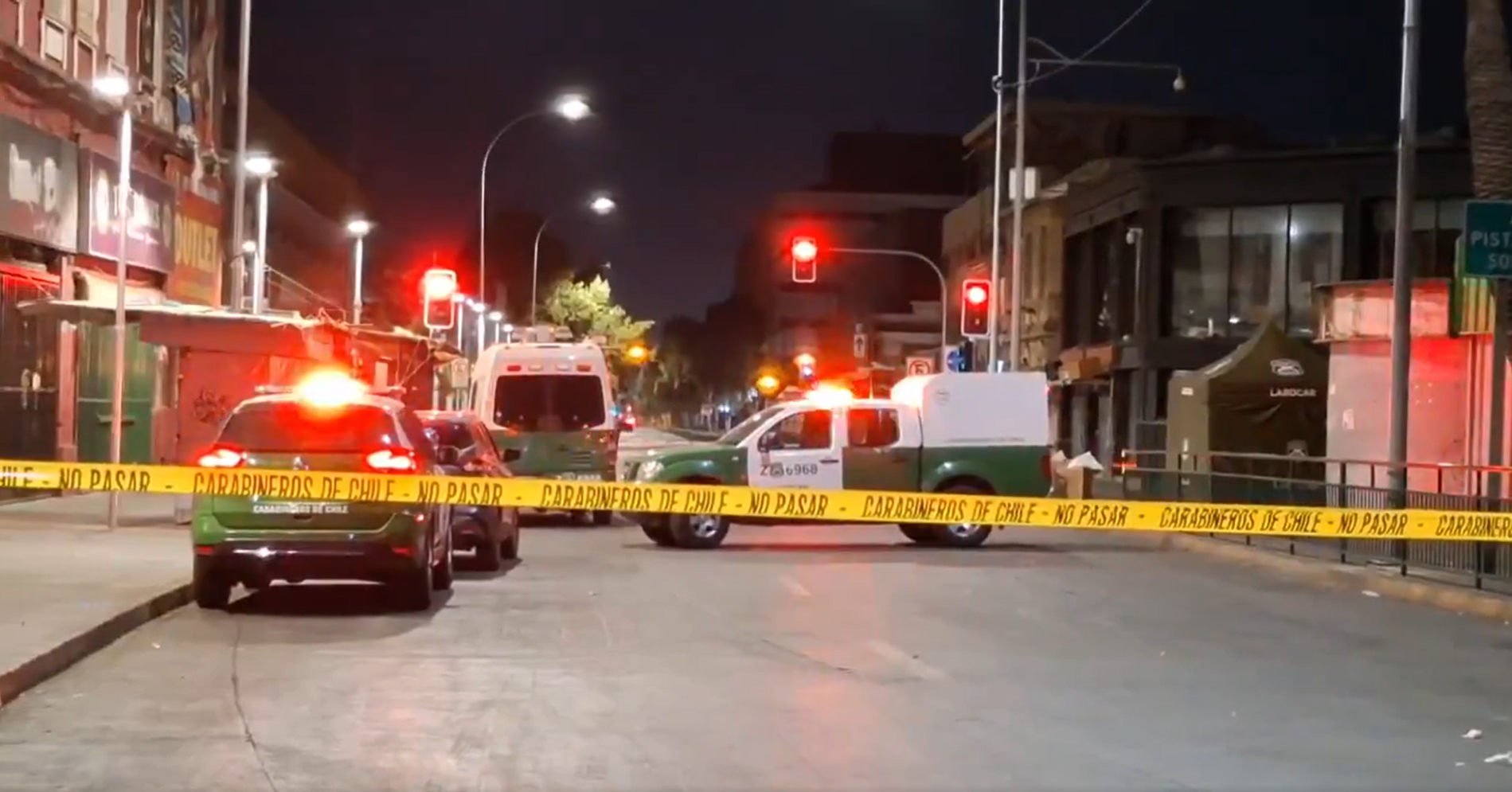 Operativo policial en la Alameda
