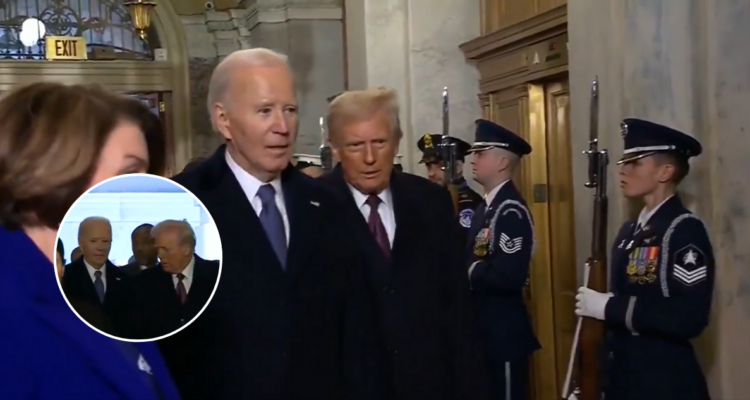 Junto a Biden: así fue la llegada de Trump al Capitolio para juramentar como presidente de EE.UU