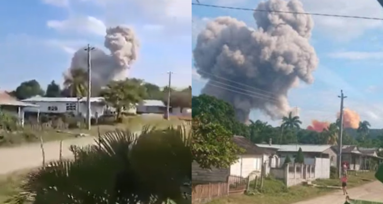 Al menos 13 militares desaparecidos tras varias explosiones en un almacén de armas en Cuba