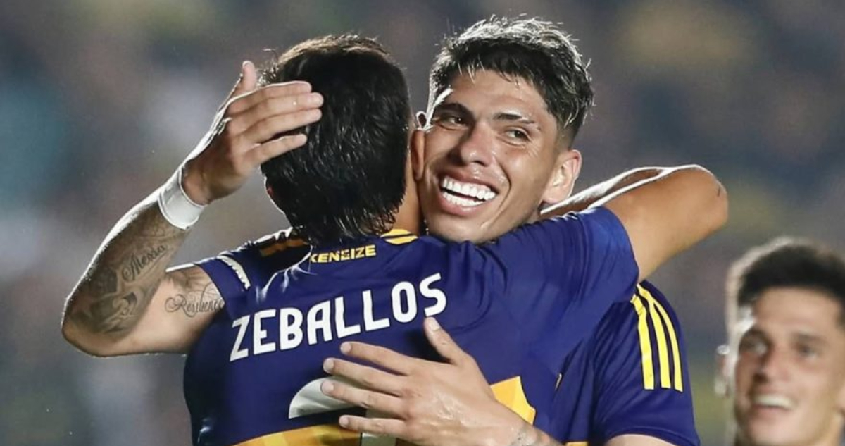 Carlos Palacios jugando para Boca Juniors