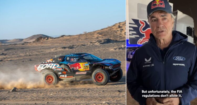 Carlos Sainz es obligado a abandonar el Dakar tras presentar daños en jaula de seguridad