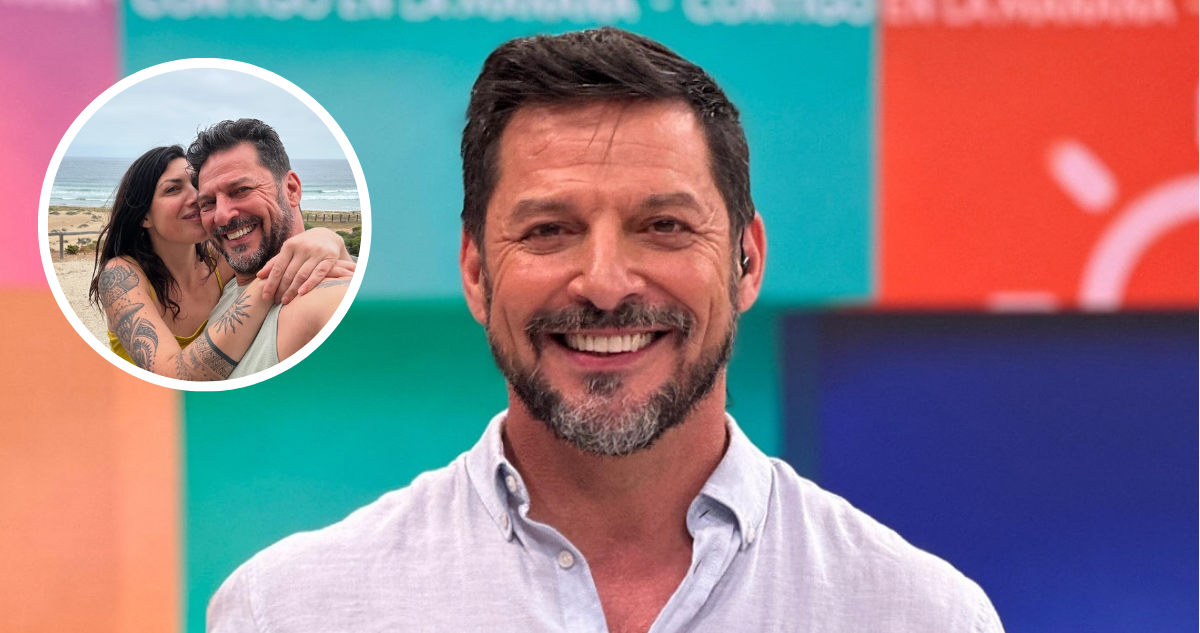 Rafael Cavada en “Contigo en la mañana” y junto a su pareja, Diana Aurenque, en referencia a salida del proyecto radial