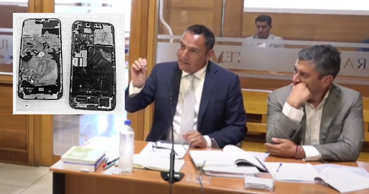 Celular destruido de diputado Ojeda: abogado entrega nueva versión