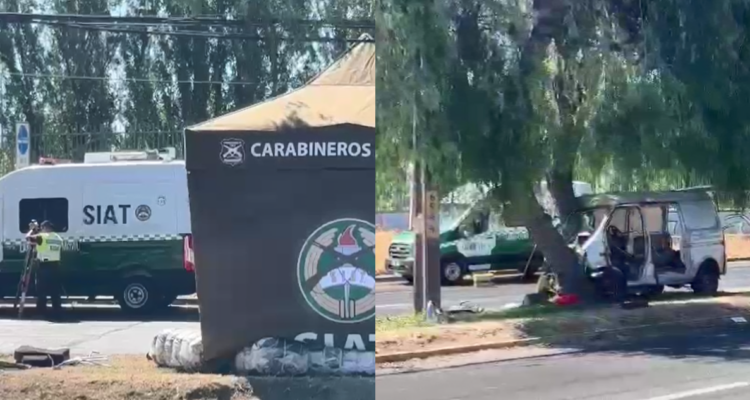 Accidente de tránsito en Maipú: una menor de un año y una mujer mueren tras choque fatal de furgón