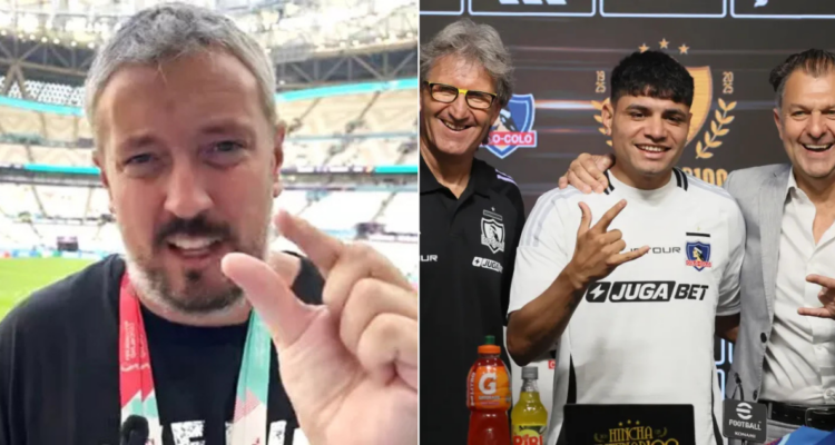 Periodista argentino dispara contra Claudio Aquino y ningunea a Colo Colo.