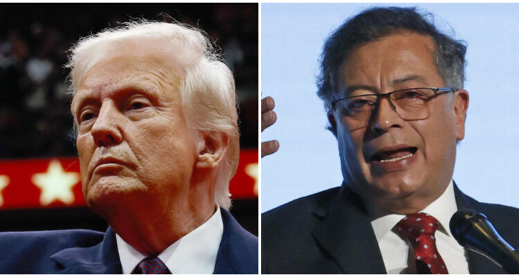 Donald Trump y Gustavo Petro