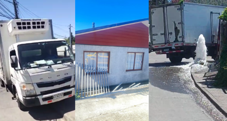 Conductor de camión causó pánico en Concepción: arrasó con cercos y casi atropella a vecinos