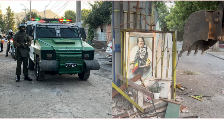 Demuelen “narcomausoleos” y guarida de delincuentes en Conchalí