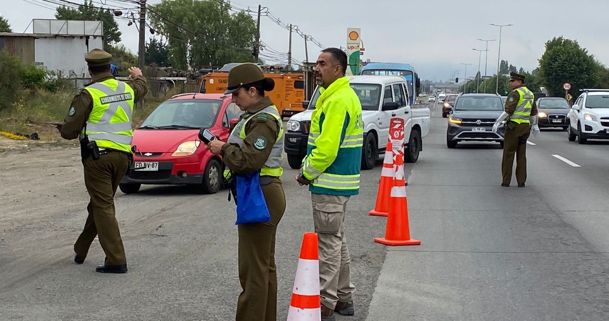 Fiscalización y controles del senda en Ruta 160