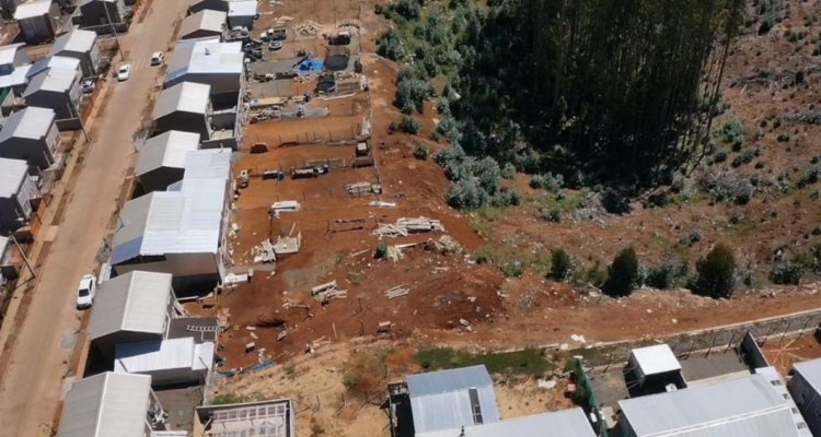 Cortafuego tomado en Dichato