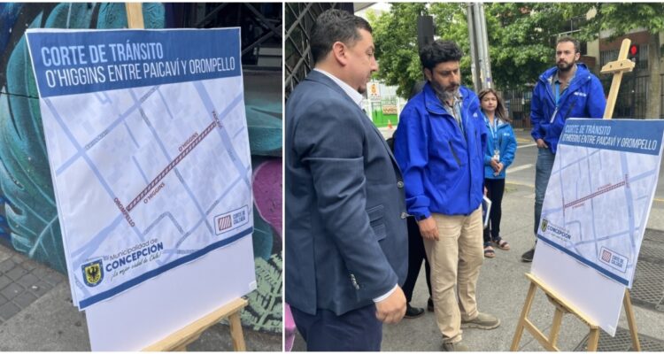 Anuncian cortes y desvíos de tránsito en principal avenida de Concepción: durará 2 meses