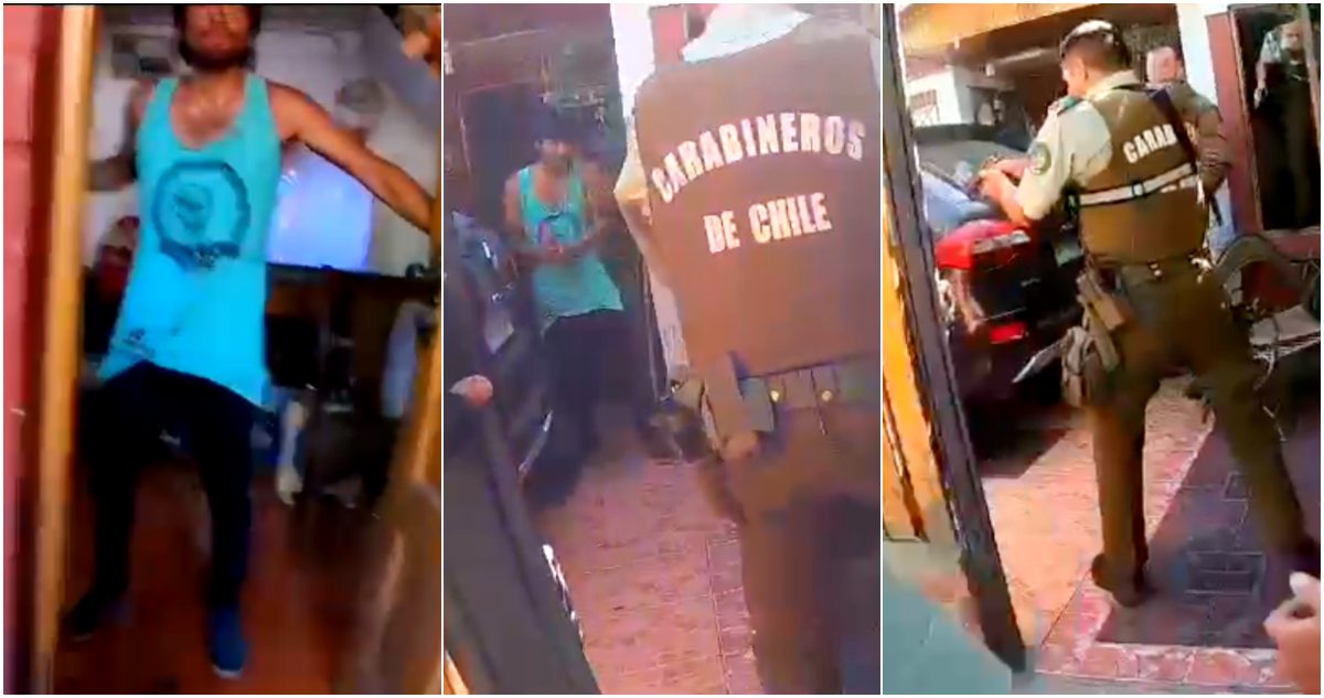 ¡Cuidado, salgan! Video del momento en que hombre ataca a carabinera y termina abatido en Puente Alto