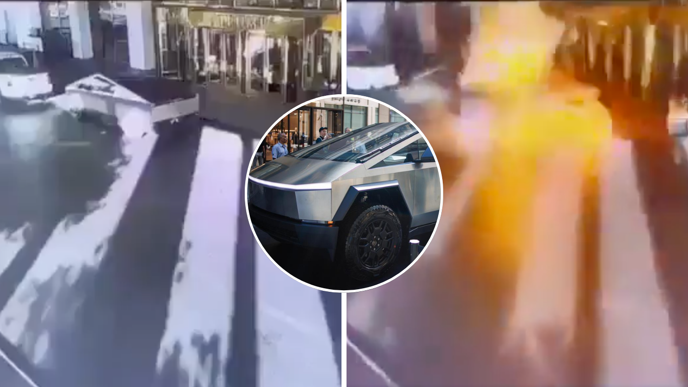 Investigan posible acto terrorista en explosión de un Cybertruck de Tesla en hotel Trump de Las Vegas.