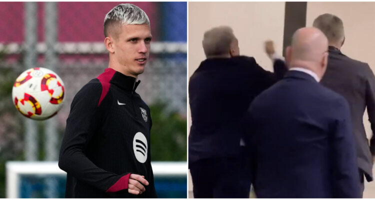 Presidente del Barcelona celebró con ’corte de mangas’: club podrá inscribir a Dani Olmo en LaLiga