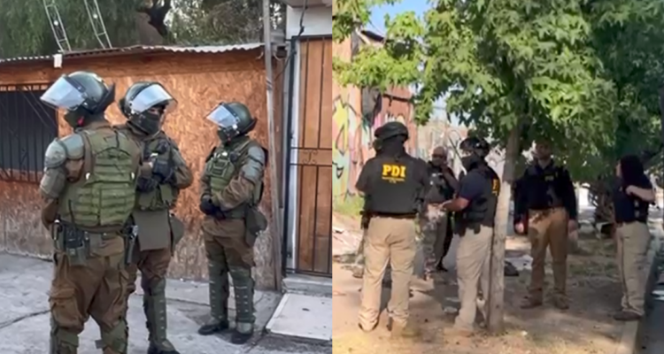 Desalojan tomas ilegales en Quinta Normal: cerca de 80 familias ocupaban terrenos de EFE