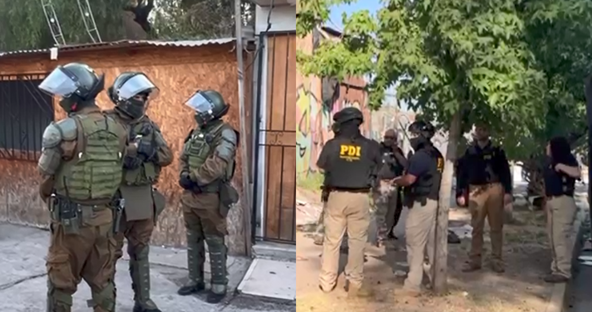 Desalojan tomas ilegales en Quinta Normal: cerca de 80 familias ocupaban terrenos de EFE