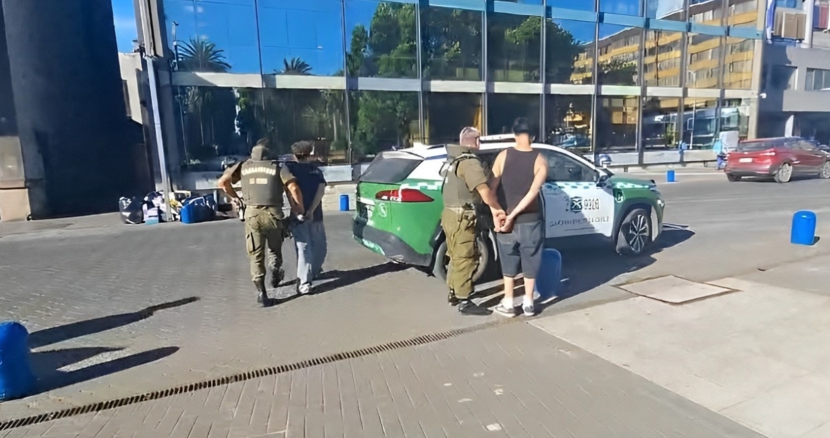Sujetos detenidos por personal de Carabineros en La Araucanía