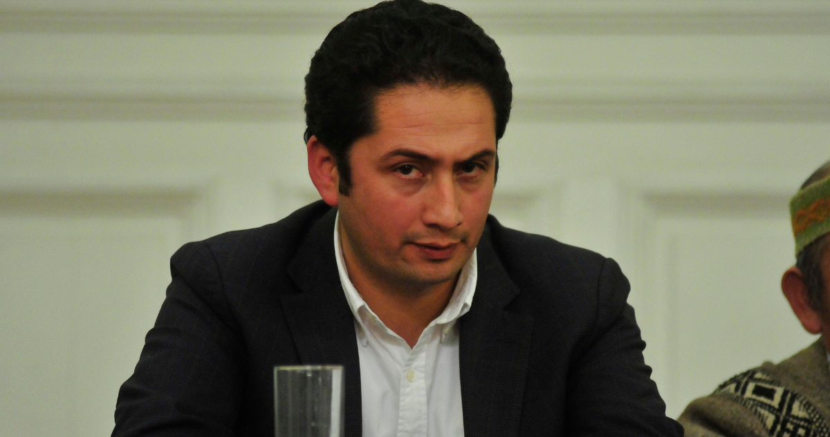 Fotografía de Diego Ancalao, imputado por el Caso Convenios