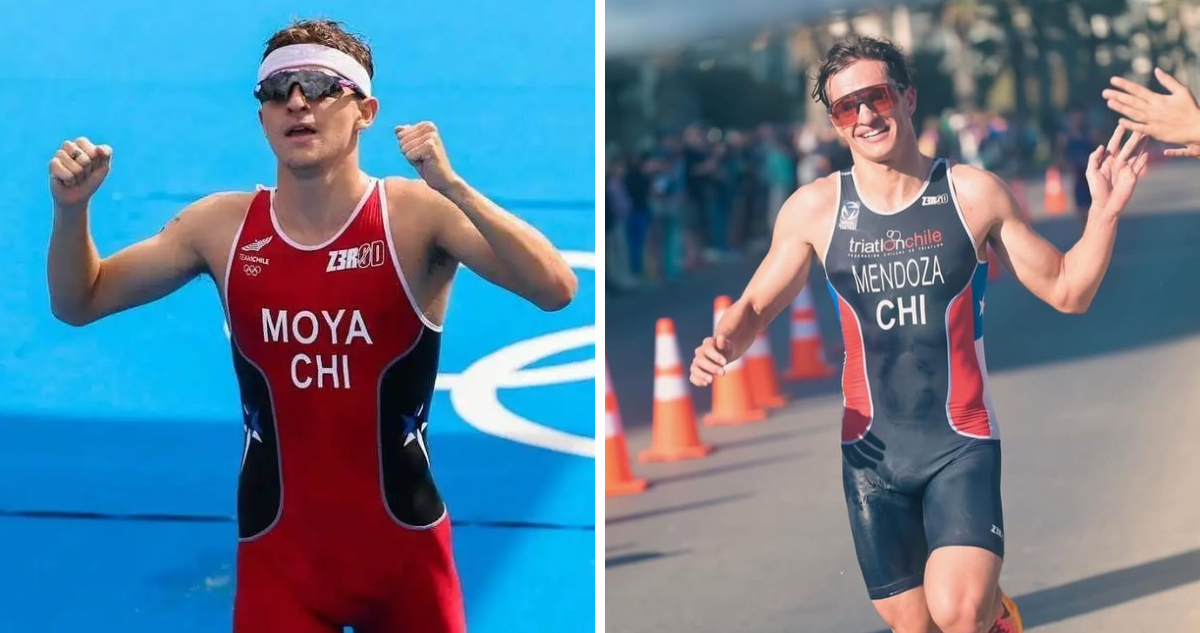 Diego Moya y Mateo Mendoza superan récord y se alzan como los mejores chilenos en Ironman de Pucón