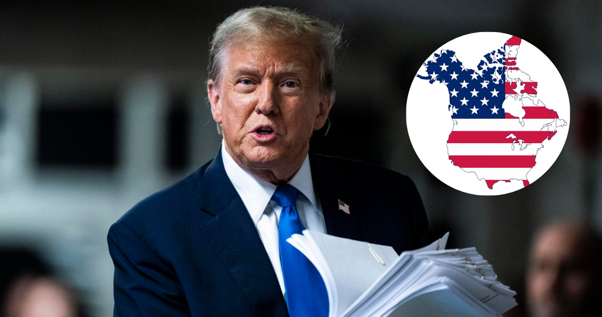 Donald Trump publica polémico mapa con Canadá anexado a Estados Unidos