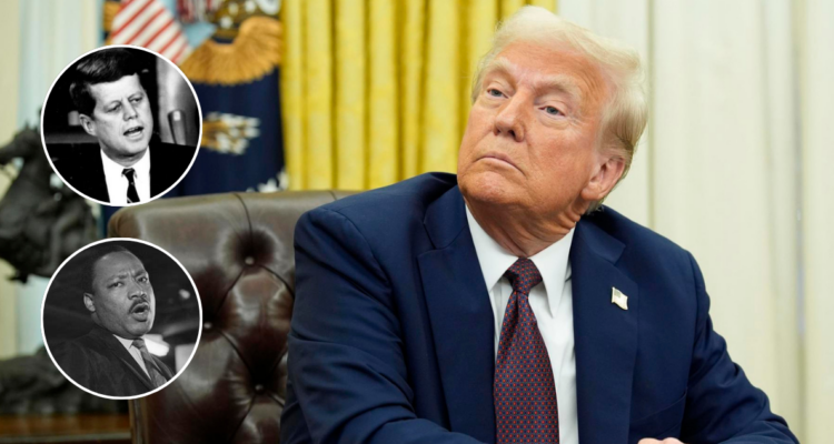 Trump ordena desclasificar archivos sobre la muerte de JFK y Martin Luther King