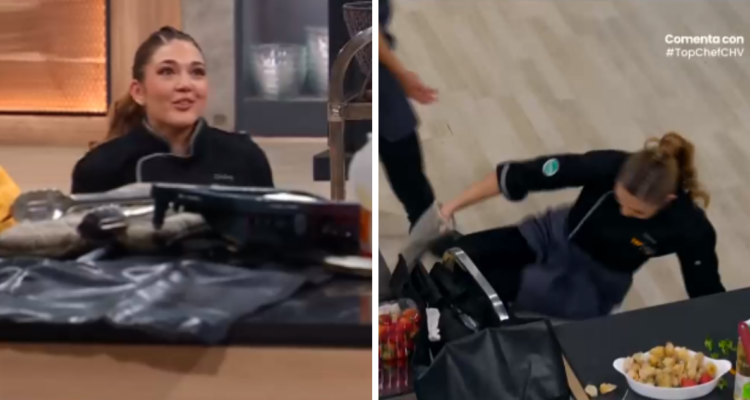 Disley Ramos sufre violenta caída en prueba de semifinal en Top Chef Vip: “Estaba con harto dolor”