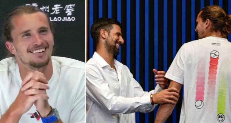 Djokovic y Zverev protagonizaron divertido cruce en previa del Australian Open