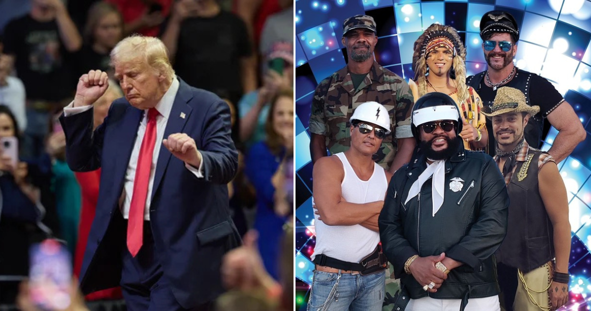 Donald Trump y Village People