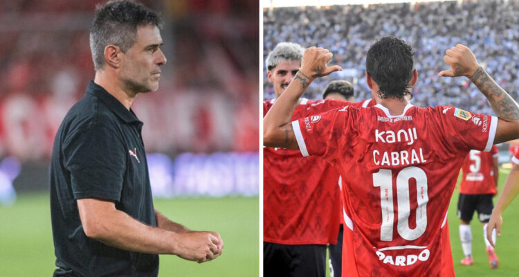 DT de Independiente elogió a chileno Luciano Cabral.