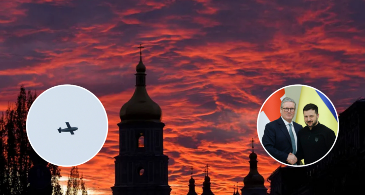 Rusia atacó Kiev en plena visita del primer ministro británico Keir Starmer