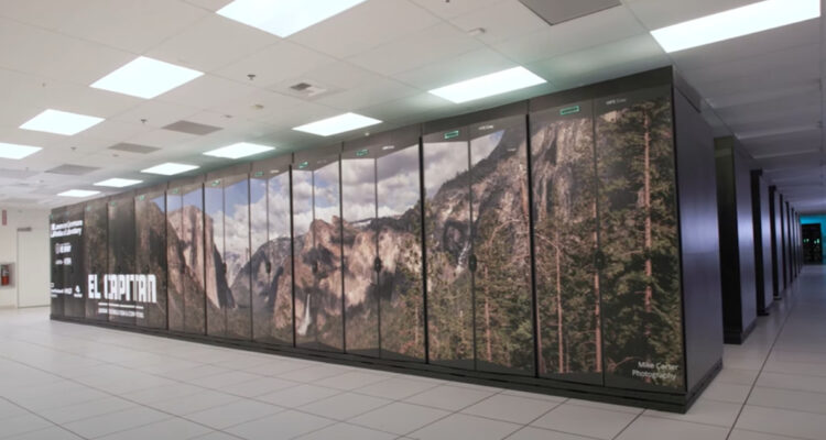 Foto del supercomputador más rápido del mundo