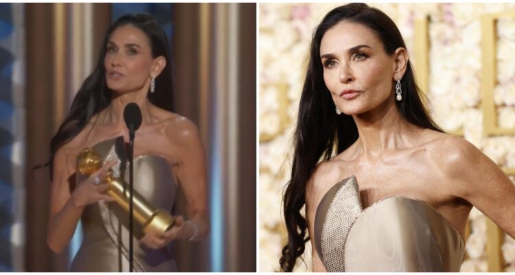 El emotivo y poderoso discurso de Demi Moore: “Hace 30 años me dieron que era una actriz superficial”