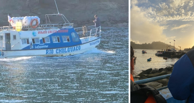 Embarcación Río Cholguaco que protagonizó naufragio en costas de Osorno