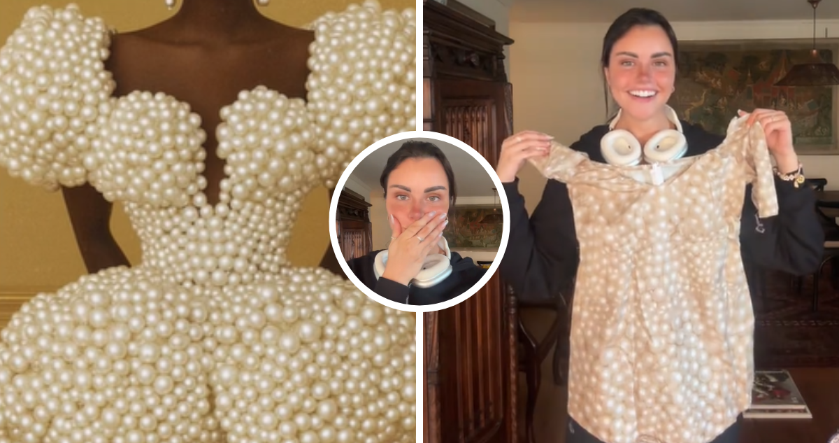 Emilia Dides y la compra de su vestido