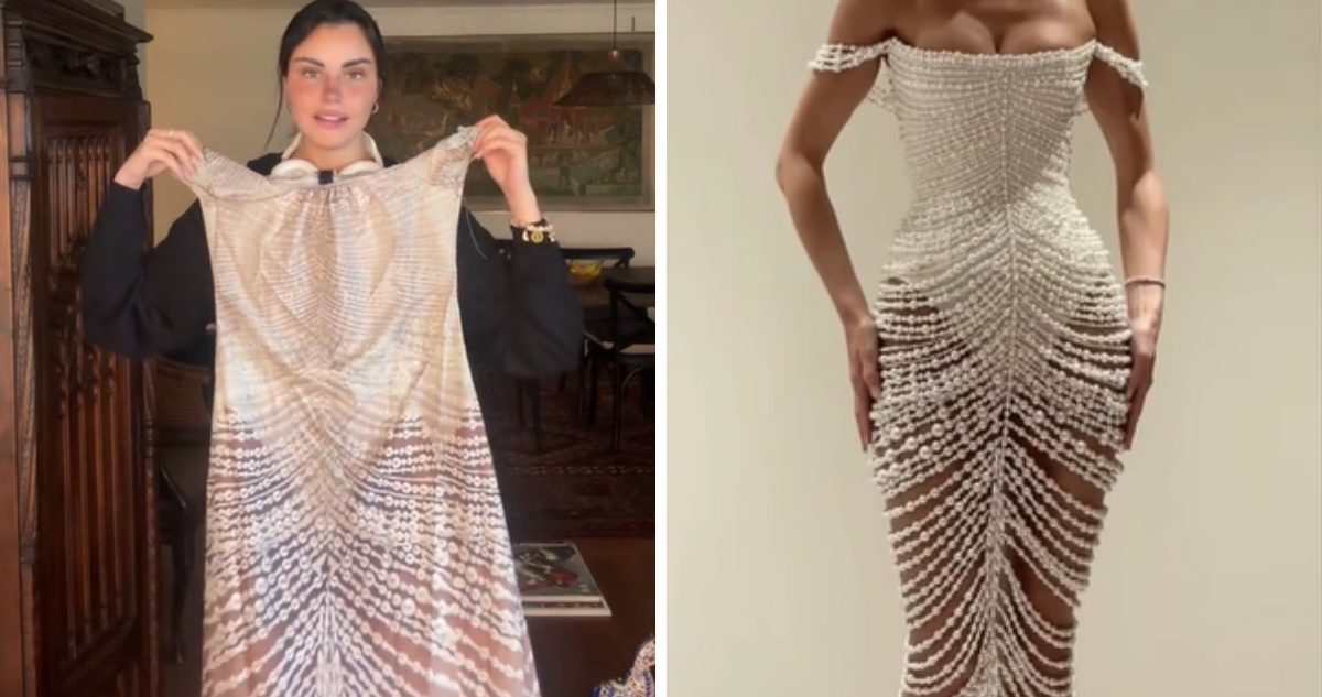 Segundo vestido comprado por Emilia Dides