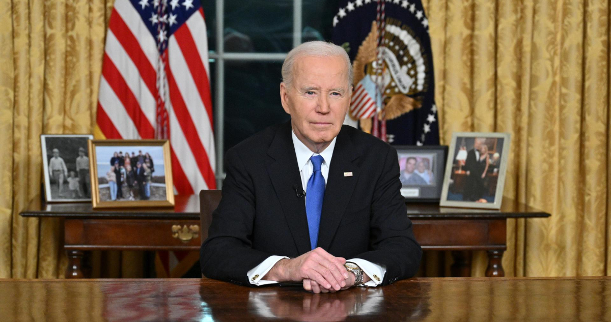 En discurso de despedida Biden advierte que en EE.UU. “se está gestando una oligarquía”